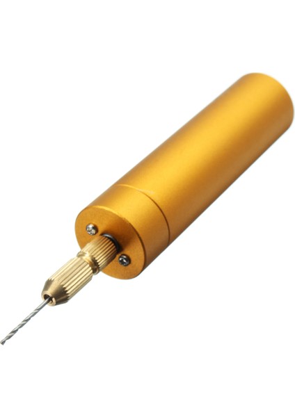 5V Dc Mini Alüminyum Elektrik Motoru El Matkabı + 10 Adet Ahşap Pcb Için Kendin Yap Büküm Uçları (Yurt Dışından)