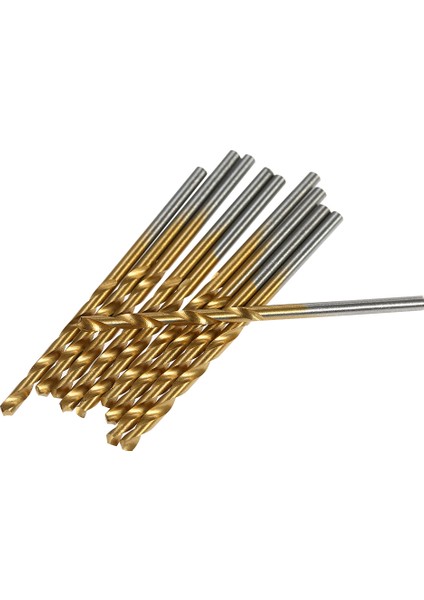 50 Adet Hss Kaplama Titanyum Büküm Matkap Ucu Seti Metrik Sistem 1.0-3.0mm Yüksek Hızlı Çelik Titanyum Kaplamalı Büküm Matkap Uçları Ağaç Işleme Ahşap Delme Aracı (Yurt Dışından)