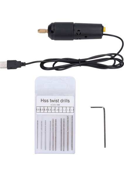 USB Mini Elektrikli Matkap Yüksek Hızlı Çelik Abs Demir Mikro Elektrikli El Matkapları Reçine Için Abd Fişi Olmadan (Yurt Dışından) fırsatları