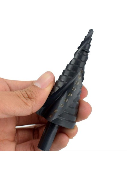 3 Adet 4-32MM Hss Kademeli Matkap Ucu Seti Yüksek Hızlı Çelik Spiral Metal Koni Üçgen Sap Deliği Için (Yurt Dışından)
