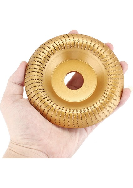 4'' Taşlama Tekerleği Diski Ahşap Şekillendirme Tekerleği Ahşap Taşlama Diski 22MM/0.87IN Mil ile Açı Taşlama Makineleri Için (Yurt Dışından)