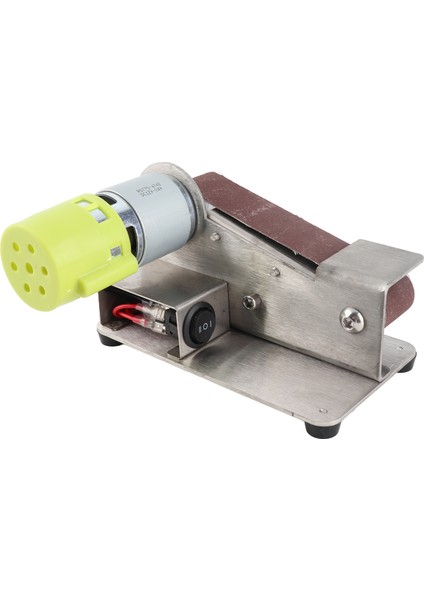 Çok Işlevli Taşlama Makinesi Mini Elektrikli Bant Zımpara Makinesi Dıy Parlatma Taşlama Makinesi Kesici Kenarlar Bileyici 10 Adet 30MM Zımpara Kağıdı ile (Yurt Dışından)
