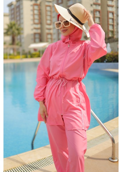 4 Parça Tesettür Mayo Takımı