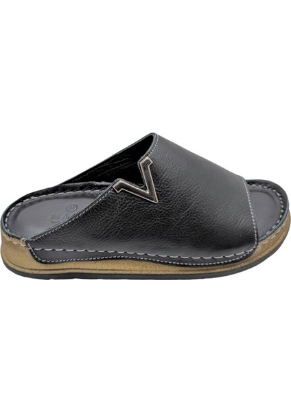 Napa - 308 | Kadın Hakiki Deri Yumuşak Terlik - Siyah - 37 modelleri