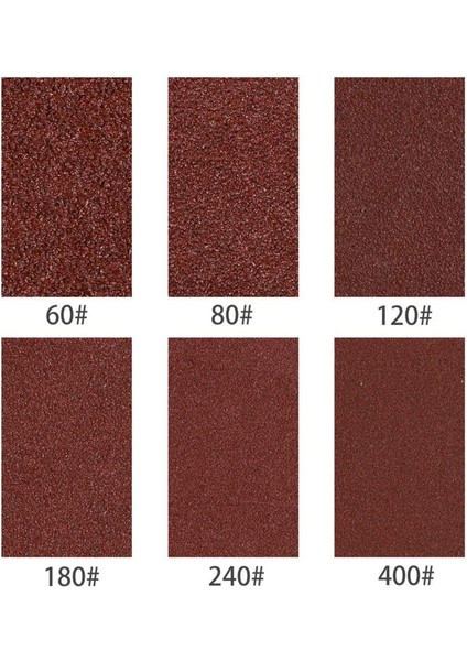 x 18 Inç Zımpara Bantları (76X457MM), Paket Başına 18 Adet Alüminyum Oksit Zımpara Bantları (Her Birinden 3 Adet 60 80 120 180 240 400 Grit) Taşınabilir Bant Zımpara Makinesi Için Birinci (Yurt Dışından)