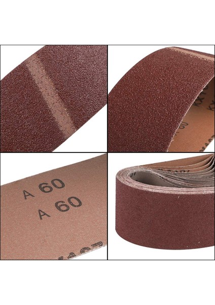 x 18 Inç Zımpara Bantları (76X457MM), Paket Başına 18 Adet Alüminyum Oksit Zımpara Bantları (Her Birinden 3 Adet 60 80 120 180 240 400 Grit) Taşınabilir Bant Zımpara Makinesi Için Birinci (Yurt Dışından)