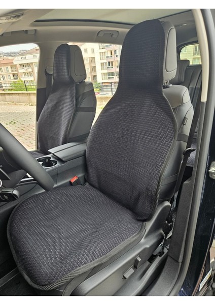 Ford Fiesta Koltuk Kılıfı Terletmez Siyah Renk Ön Iki Koltuk ve Arka Oturak Kısmı