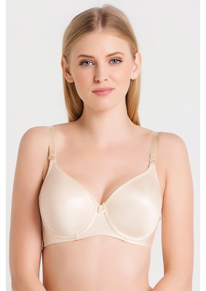 Kadın İnce Süngerli Ten Sütyen 5738