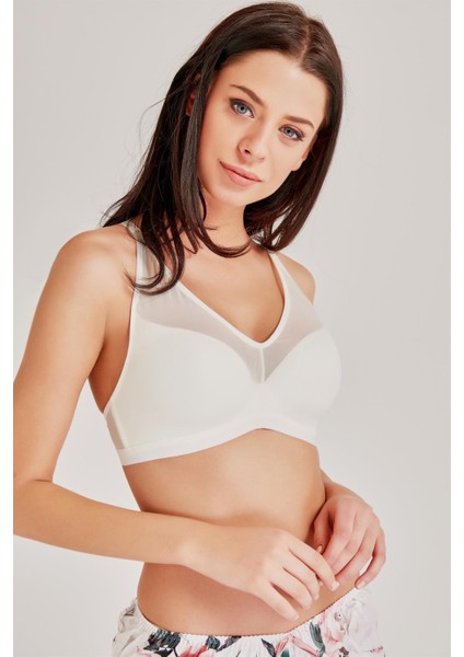 Kadın Balensiz Süngerli Ekru Sütyen C4T6N3O6 fiyatları