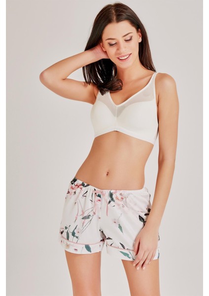 Kadın Balensiz Süngerli Ekru Sütyen C4T6N3O6 modelleri