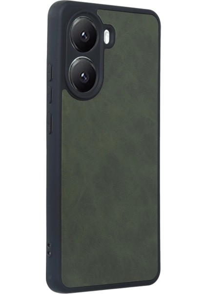 Xiaomi Poco X7 Pro Kılıf Aras Deri Kapak - Koyu Yeşil Inslm