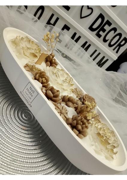 Beyaz Botanik Tabakta Mum, Tütsü ve Tütsülük Seti fırsatları