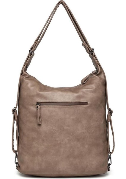 Yıkama Deri Hem Sırt Hem Omuz Kadın Çantası 21-K Barcelona 1580-7 fiyatları