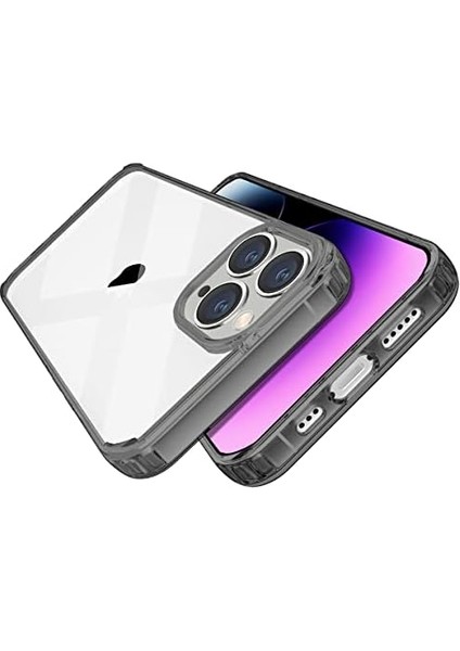 Labs iPhone 14 Pro Max Air Hybrid Kılıf Smoke, Siyah modelleri
