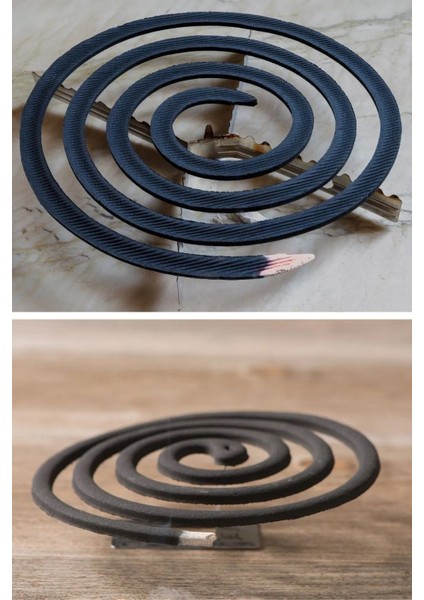 10'lu Spiral Sinek ve Haşere Kovucu Seti, Siyah, Koruma ve Temizlik Için Uygun