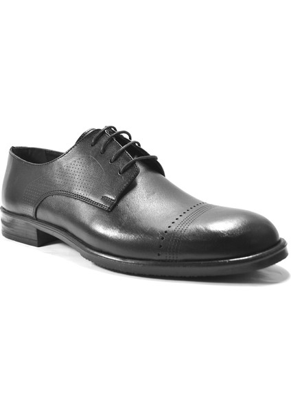 HR.708 Hakiki Deri Siyah Bağlı Klasik Erkek Ayakkabı fiyatları