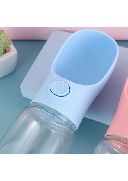 Buffer Taşınabilir Butonlu 350 ml Evcil Hayvan Suluğu