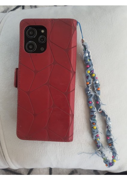 El Yapımı Boncuklu Jean Telefon Askısı – Inci Boncuklu – Hediyelik Bileklik Askı fırsatları