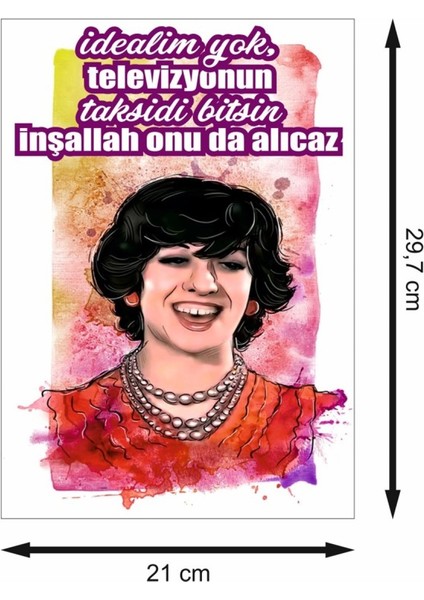 Ayşen Gruda Yeşilçam Retro Mdf Duvar Dekarasyon Tablosu fiyatları