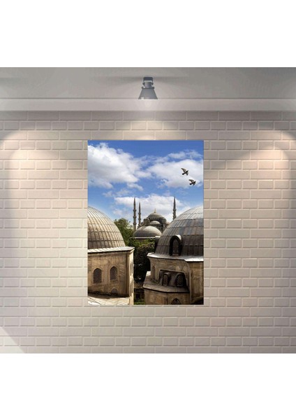 Cami Retro Mdf Duvar Dekarasyon Tablosu