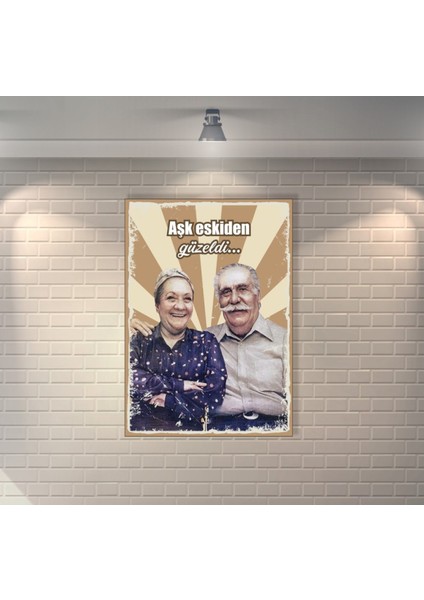 Adile Naşit Yeşilçam Retro Mdf Duvar Dekarasyon Tablosu