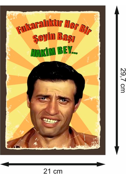 Kibar Feyzo Fukaralıktır Her Bir Şeyin Başı Retro Mdf Duvar Dekarasyon Tablosu fiyatları