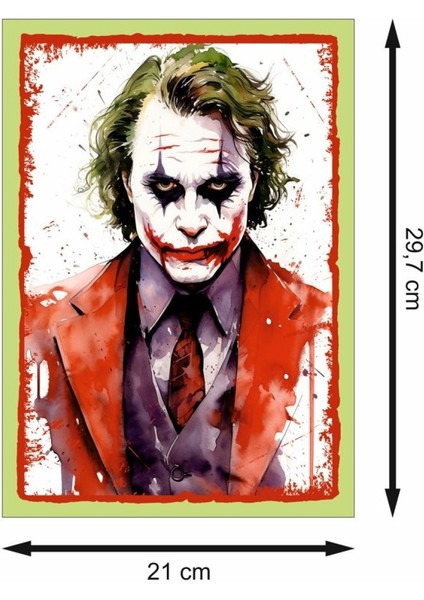 Joker Retro Mdf Duvar Dekarasyon Tablosu fiyatları