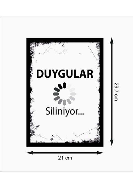 Duygular Siliniyor… Retro Mdf Duvar Dekarasyon Tablosu fiyatları