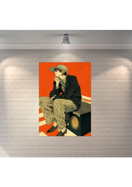 Anime Retro Mdf Duvar Dekarasyon Tablosu