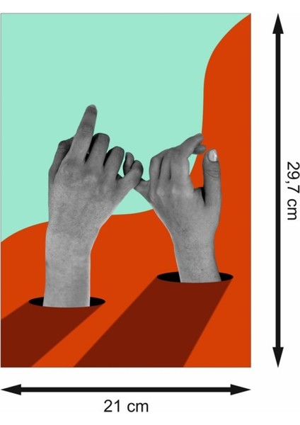 Barışı Simgeleyen Eller Retro Mdf Duvar Dekarasyon Tablosu fiyatları