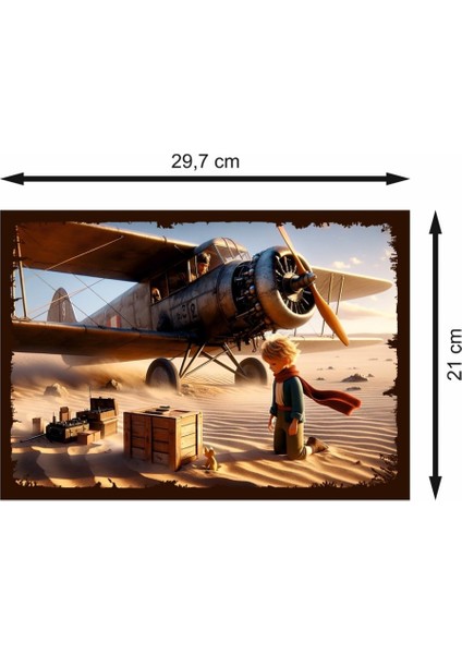 Küçük Prens Retro Mdf Duvar Dekarasyon Tablosu fiyatları