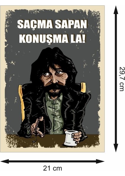 Behzat Ç. Retro Mdf Duvar Dekarasyon Tablosu fiyatları