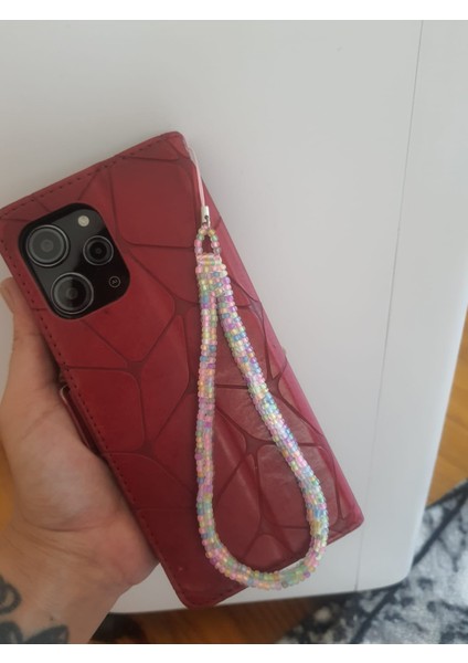 El Yapımı Renkli Boncuklu Telefon Askısı – Boncuklu Bileklik Askı– Renkli Hediyelik Askı fiyatları