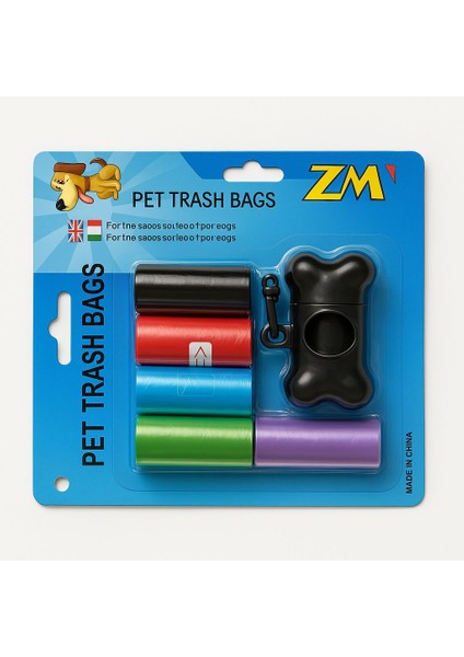 Köpek Seti 6'lı : Kaka Poşeti + Çiş Pedi + Tenis Topu + Tırnak Makası + Frizbi + Tüy Toplama Tarağı modelleri