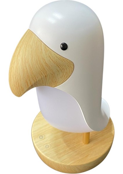 Toucan Bird Masa Lambası, Gece Lambası, Şarjlı, Abajur
