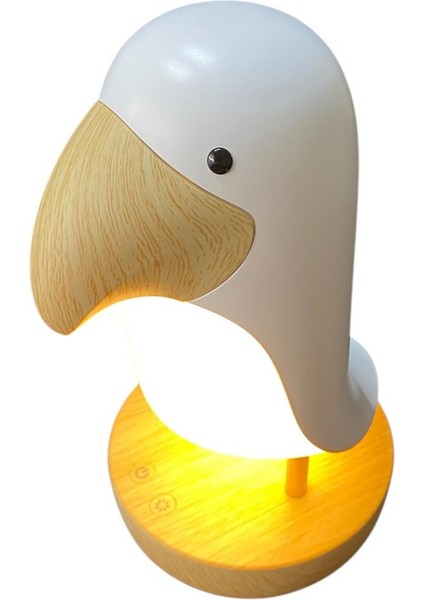 Toucan Bird Masa Lambası, Gece Lambası, Şarjlı, Abajur