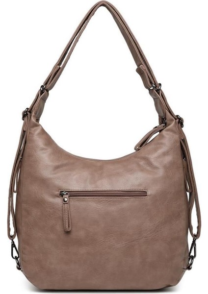 Yıkama Deri Hem Sırt Hem Omuz Kadın Çantası 21-K Barcelona 1936 fiyatları