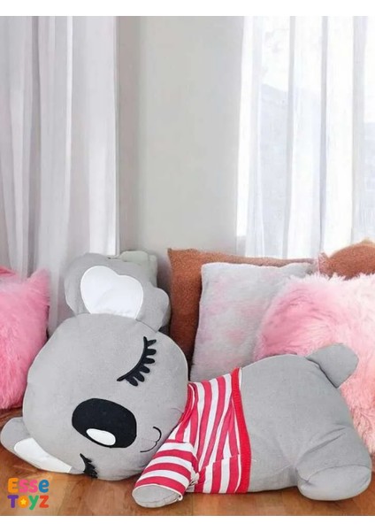 Toyzz 65 cm Yatık Uykucu Koala Peluş Oyuncak – Yumuşak ve Sevimli Uyku Arkadaşı