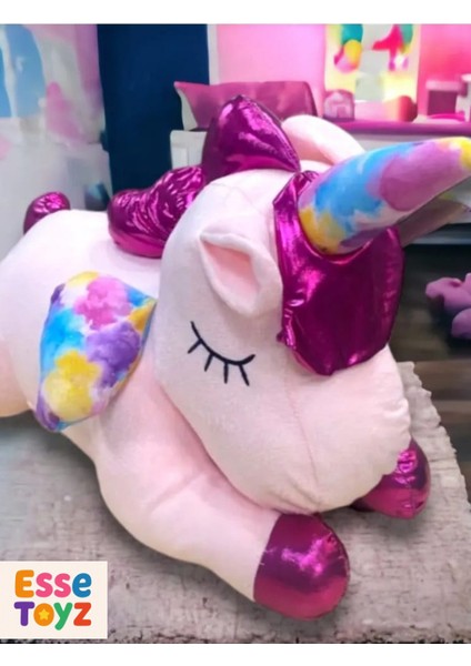 70 cm Tek Boynuzlu At Unicorn Peluş Oyuncak – Yumuşacık Uyku Arkadaşı ve Hediyelik Sevimli Peluş fiyatları