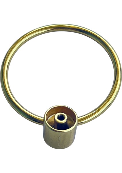 Halka Düğme Altın Sarısı Kulp Mobilya Mutfak Çekmece Kapak Kulbu (Zamak Alaşım) fiyatları