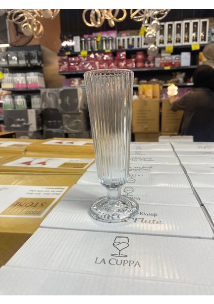 Flüt Bardak/kahve Yanı/sunum Bardağı 6 Adet 130 ml fiyatları