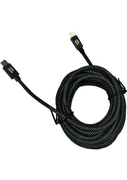NT-DC11 Pd 20W Ip Örgü 300 cm Type-C To Lightning Şarj ve Data Kablosu (Siyah) fiyatları