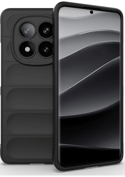 Xiaomi Redmi Note 14 Pro 5g Kılıf Optimum Silikon - Siyah Inslm