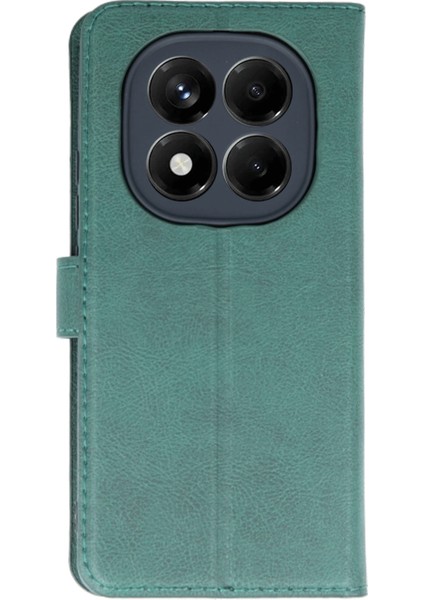 Xiaomi Redmi Note 14 Pro 5g Kılıf Trend S Plus Kapaklı Kılıf - Yeşil Inslm