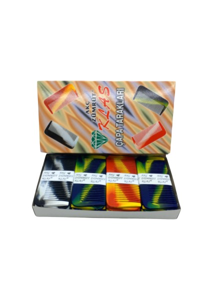 Klas Renkli Çapa Geniş Tarak