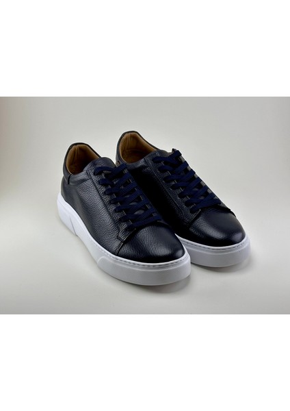 Premium Kalite Hakiki Deri Erkek Sneaker, Günlük Rahat Ayakkabı, Ultra Konfor Taban