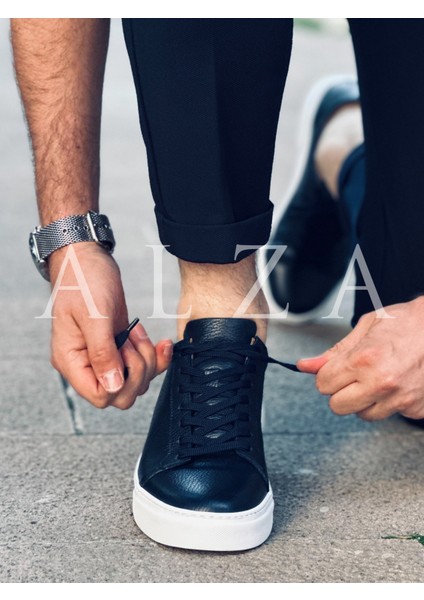 Premium Kalite Hakiki Deri Erkek Sneaker, Günlük Rahat Ayakkabı, Ultra Konfor Taban indirimleri
