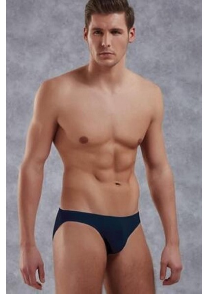 Erkek Modal İnce Bel Bantlı Lacivert Slip1281-Ch
