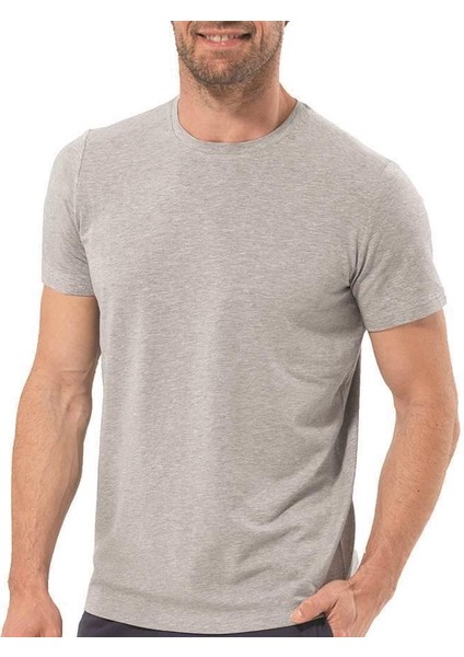 Silver Kısa Kol Gri T-Shirt 9306