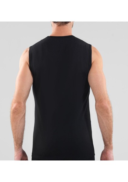 Tender Cotton Sıfır Yaka Sıfır Kol Siyah Atlet 9234 fiyatları